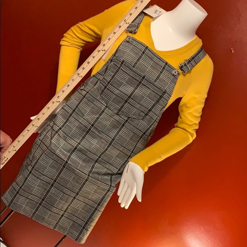 Plaid H&M Dress & A. New. Day Long Sleeve Tee